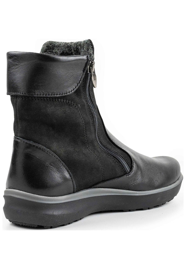 ARCOPEDICO Stiefelette Leder/Textil Schwarz Warmfutter