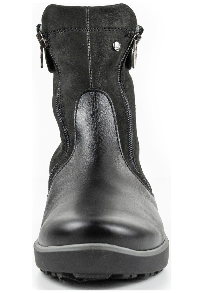 ARCOPEDICO Stiefelette Leder/Textil Schwarz Warmfutter
