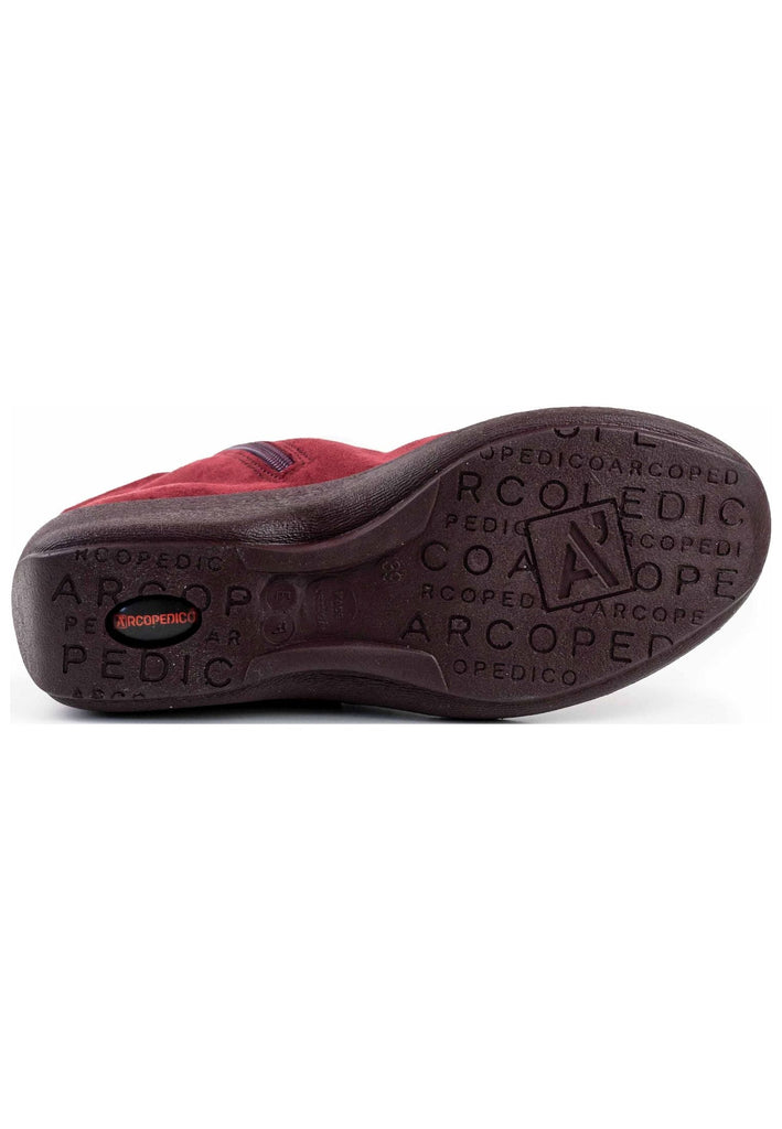 ARCOPEDICO Stiefelette Lederimitat Bordeaux