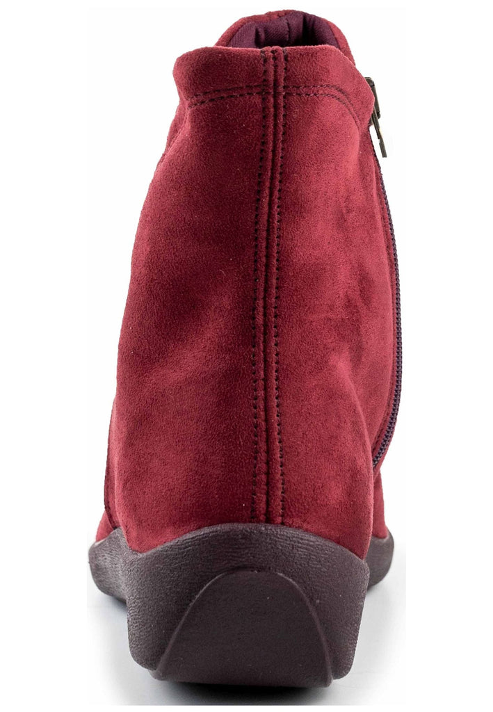 ARCOPEDICO Stiefelette Lederimitat Bordeaux