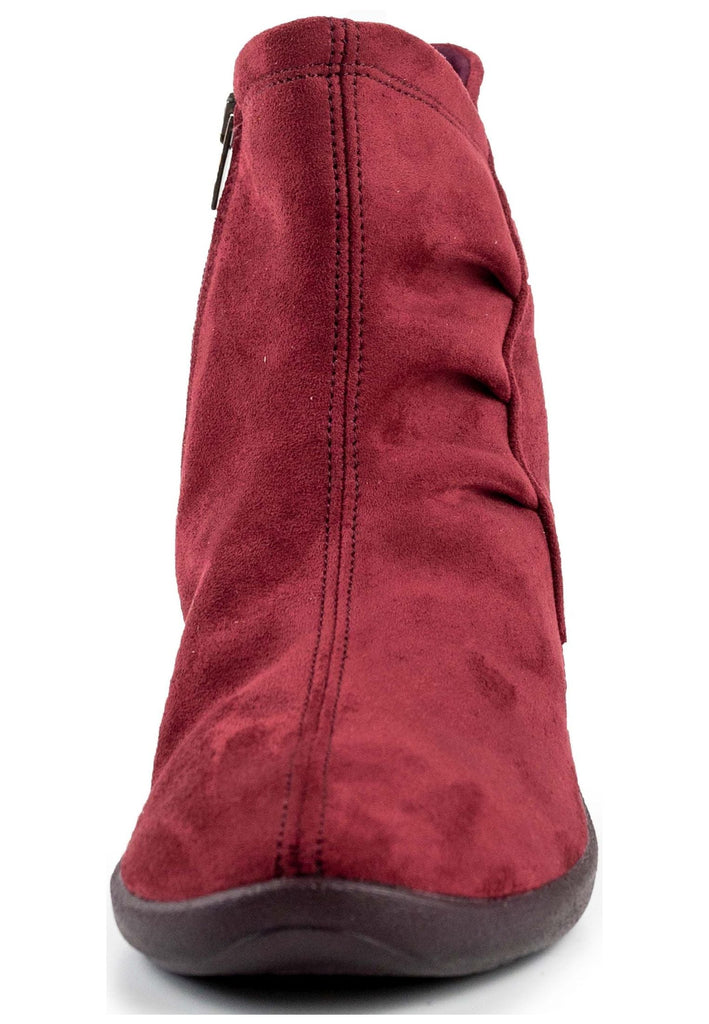 ARCOPEDICO Stiefelette Lederimitat Bordeaux