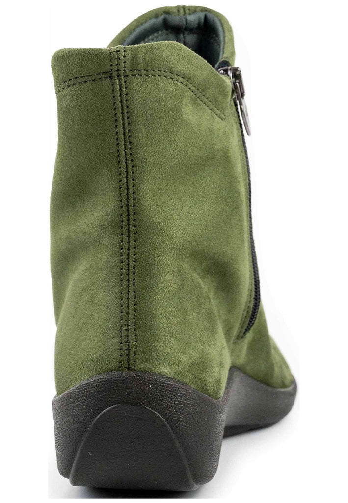 ARCOPEDICO Stiefelette Lederimitat Olive