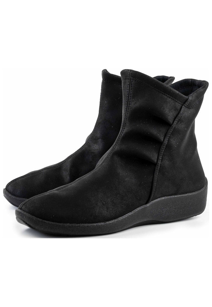 ARCOPEDICO Stiefelette Lederimitat Schwarz