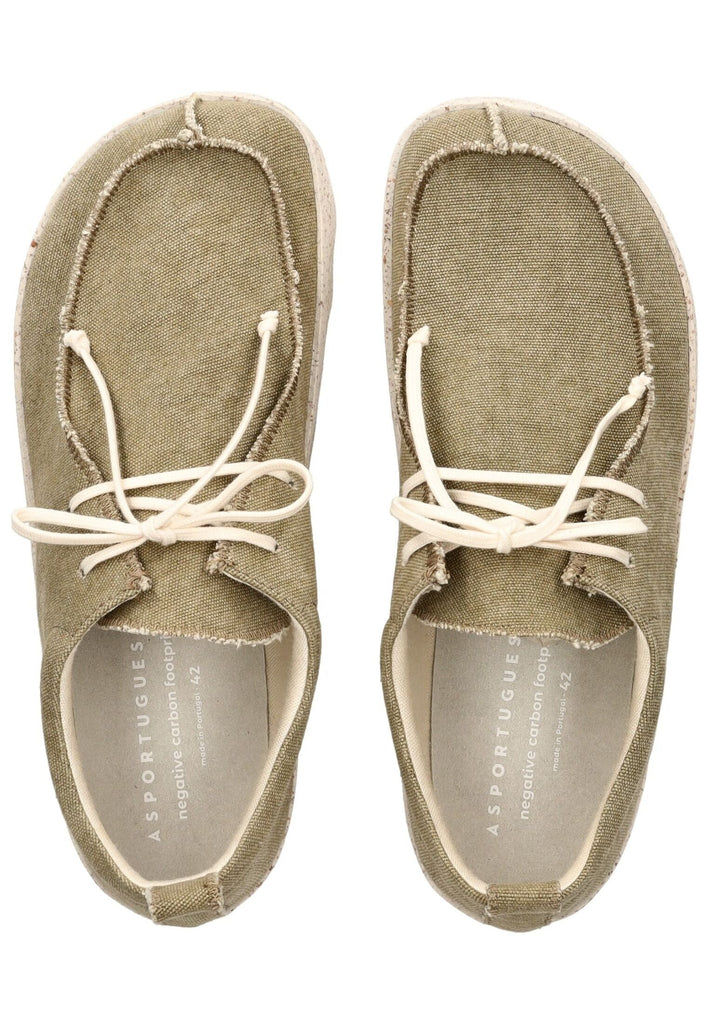 ASPORTUGUESAS Halbschuhe Baumwolle Khaki