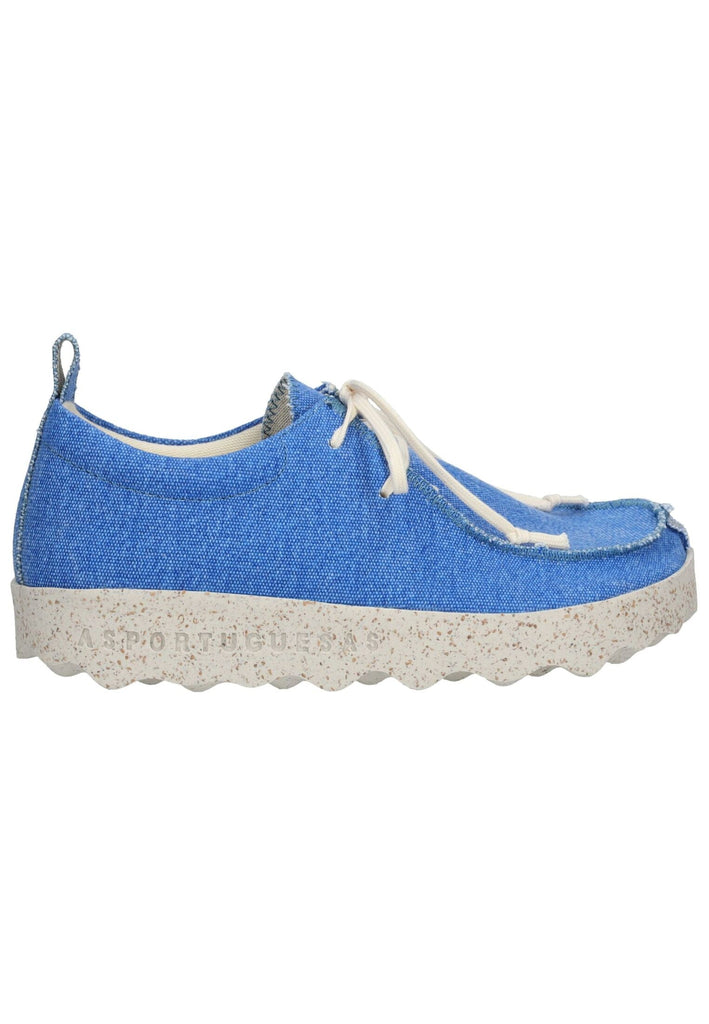 ASPORTUGUESAS Halbschuhe Baumwolle Mittelblau