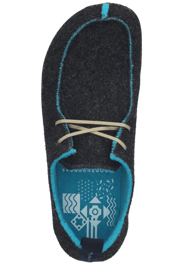 ASPORTUGUESAS Halbschuhe Filz Anthrazit