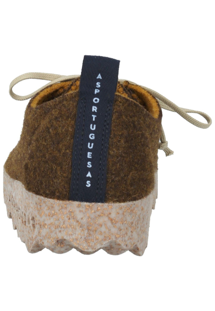 ASPORTUGUESAS Halbschuhe Filz Caramel