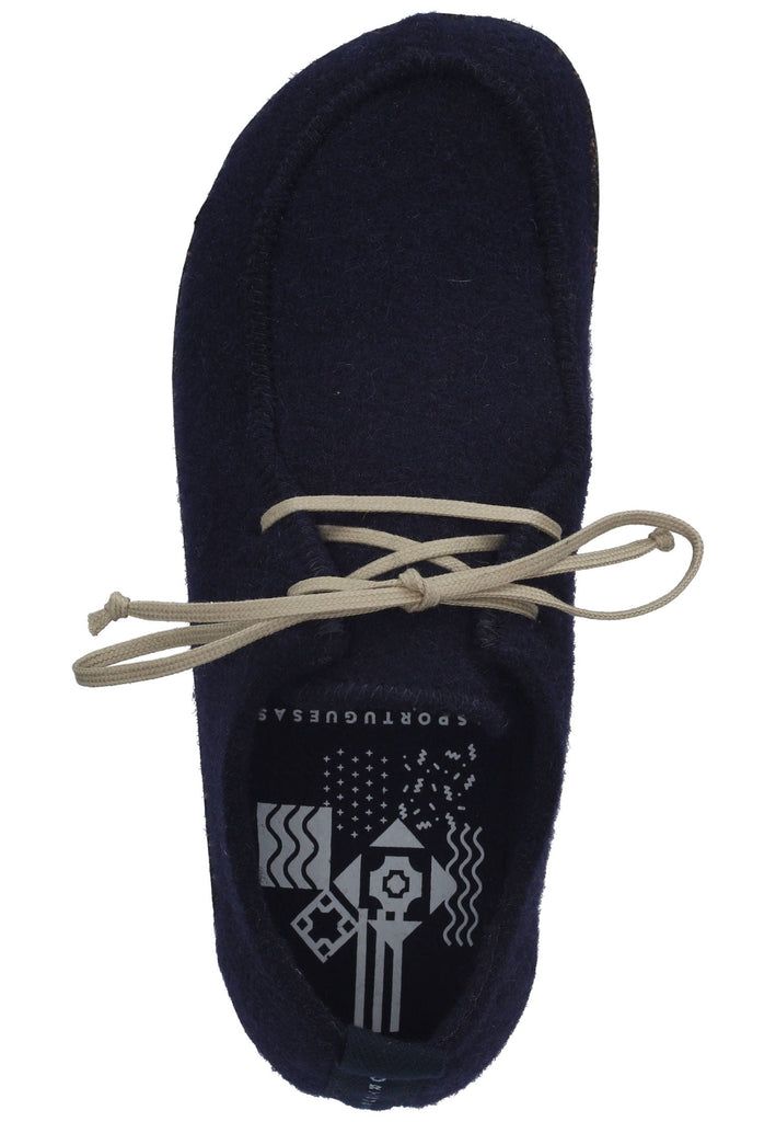 ASPORTUGUESAS Halbschuhe Filz Navy