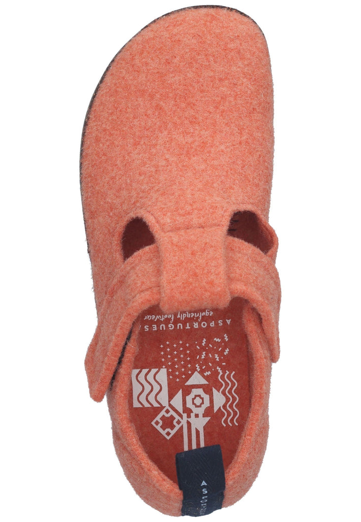ASPORTUGUESAS Halbschuhe Filz Orange