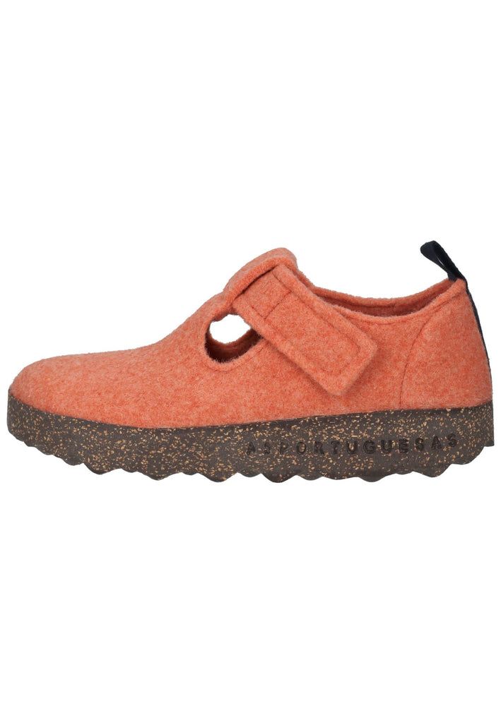 ASPORTUGUESAS Halbschuhe Filz Orange