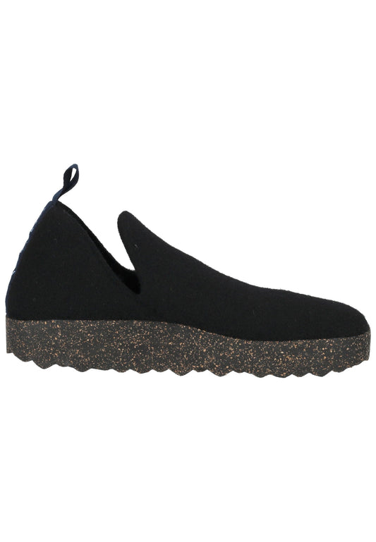 ASPORTUGUESAS Halbschuhe Filz Schwarz
