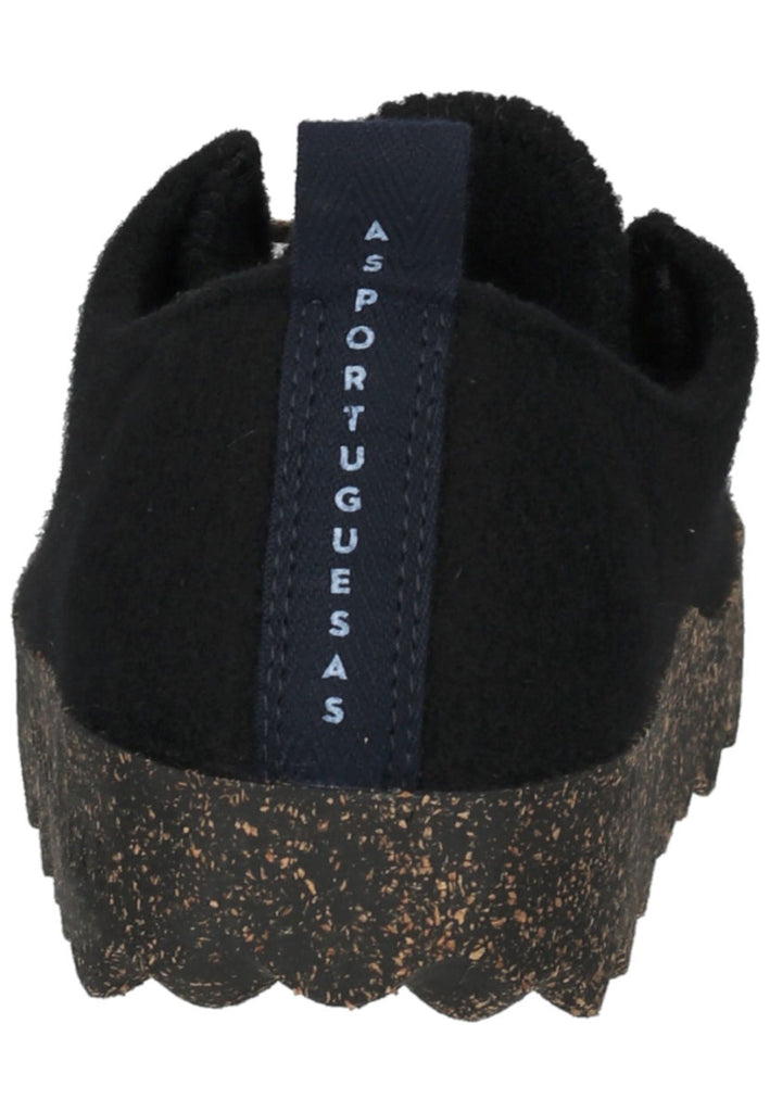 ASPORTUGUESAS Halbschuhe Filz Schwarz