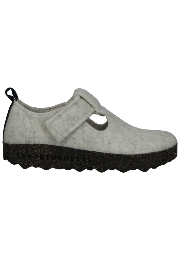 ASPORTUGUESAS Halbschuhe Filz Weiß