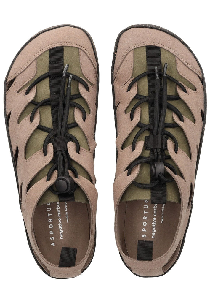 ASPORTUGUESAS Halbschuhe Leder Taupe