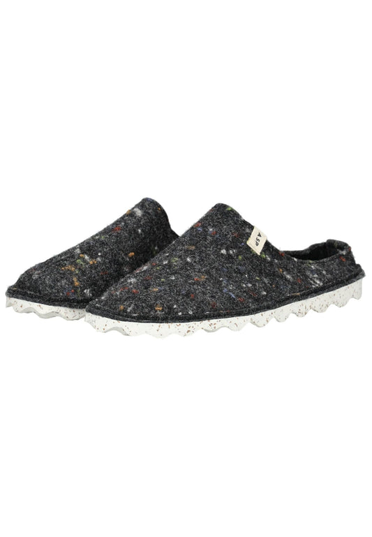 ASPORTUGUESAS Hausschuhe Filz Anthracite