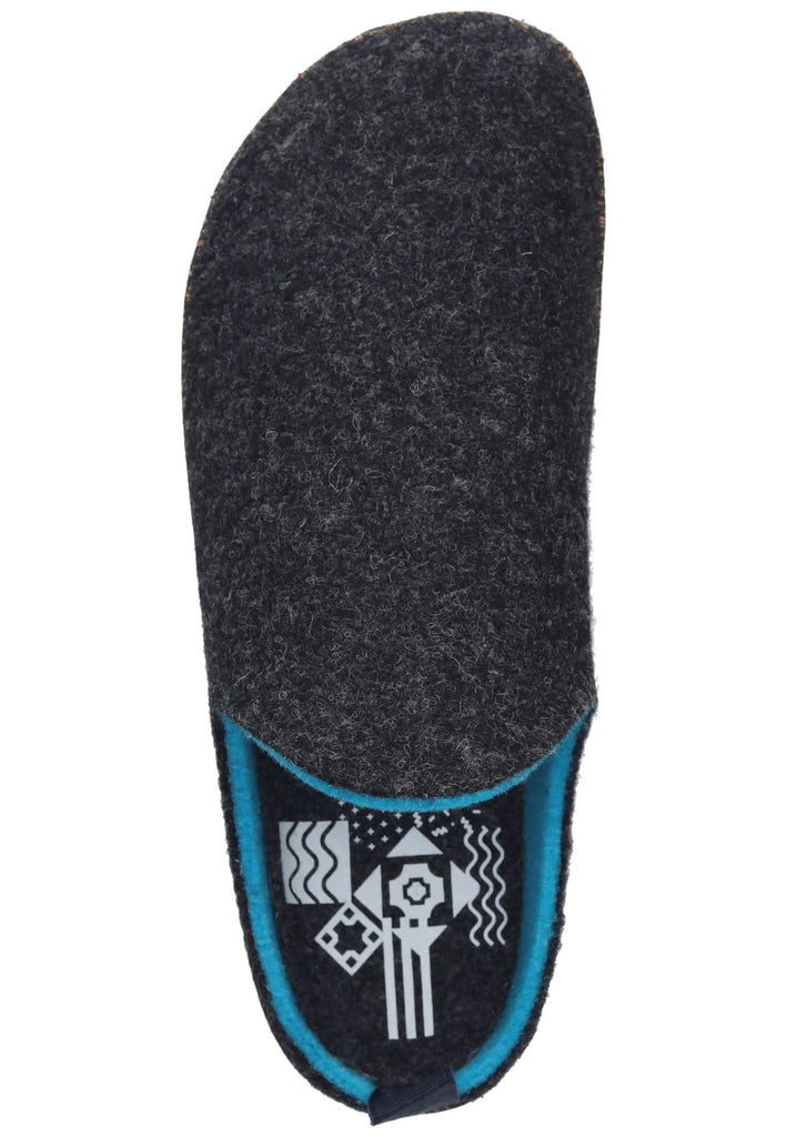 ASPORTUGUESAS Hausschuhe Filz Antracite