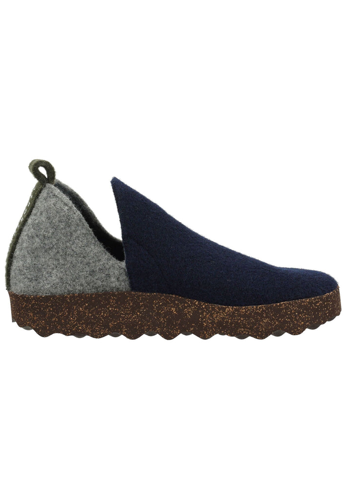 ASPORTUGUESAS Hausschuhe Filz Blau