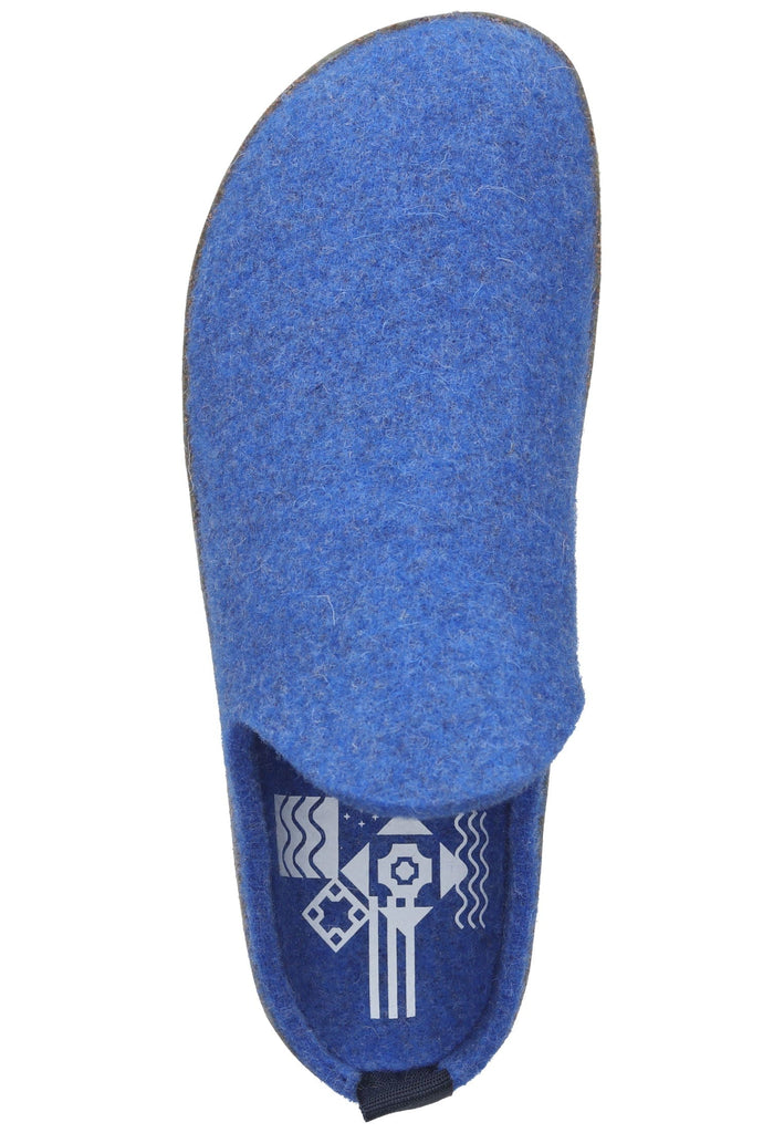 ASPORTUGUESAS Hausschuhe Filz Blau
