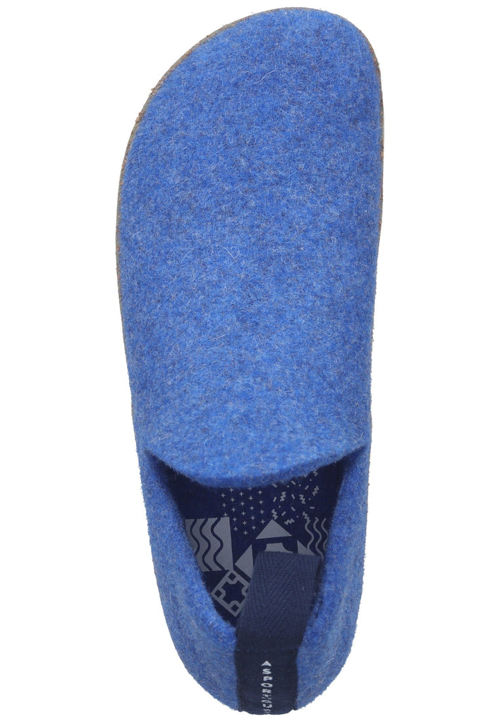 ASPORTUGUESAS Hausschuhe Filz Blau
