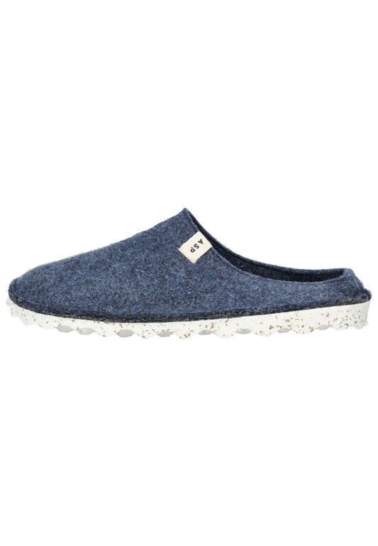 ASPORTUGUESAS Hausschuhe Filz Blau