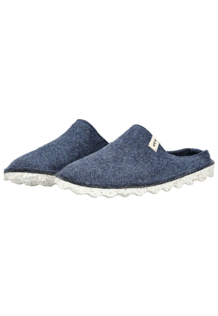 ASPORTUGUESAS Hausschuhe Filz Blau