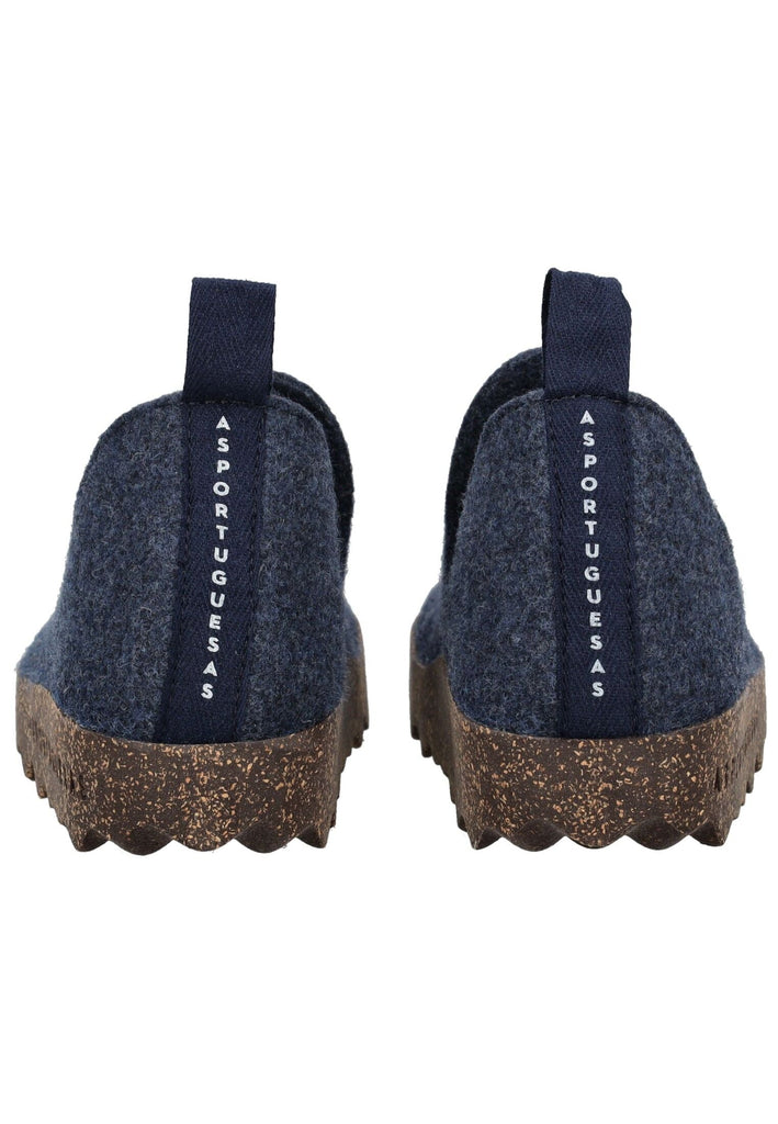 ASPORTUGUESAS Hausschuhe Filz Blau