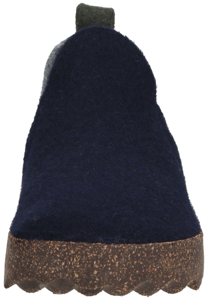 ASPORTUGUESAS Hausschuhe Filz Blau/Grau