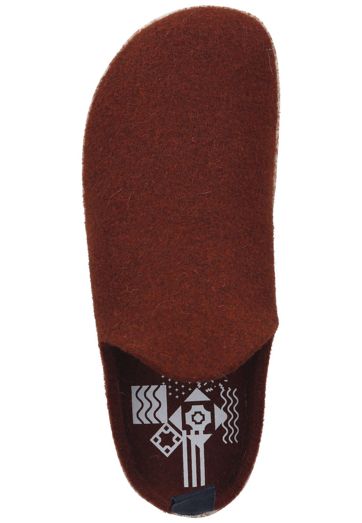 ASPORTUGUESAS Hausschuhe Filz Braun