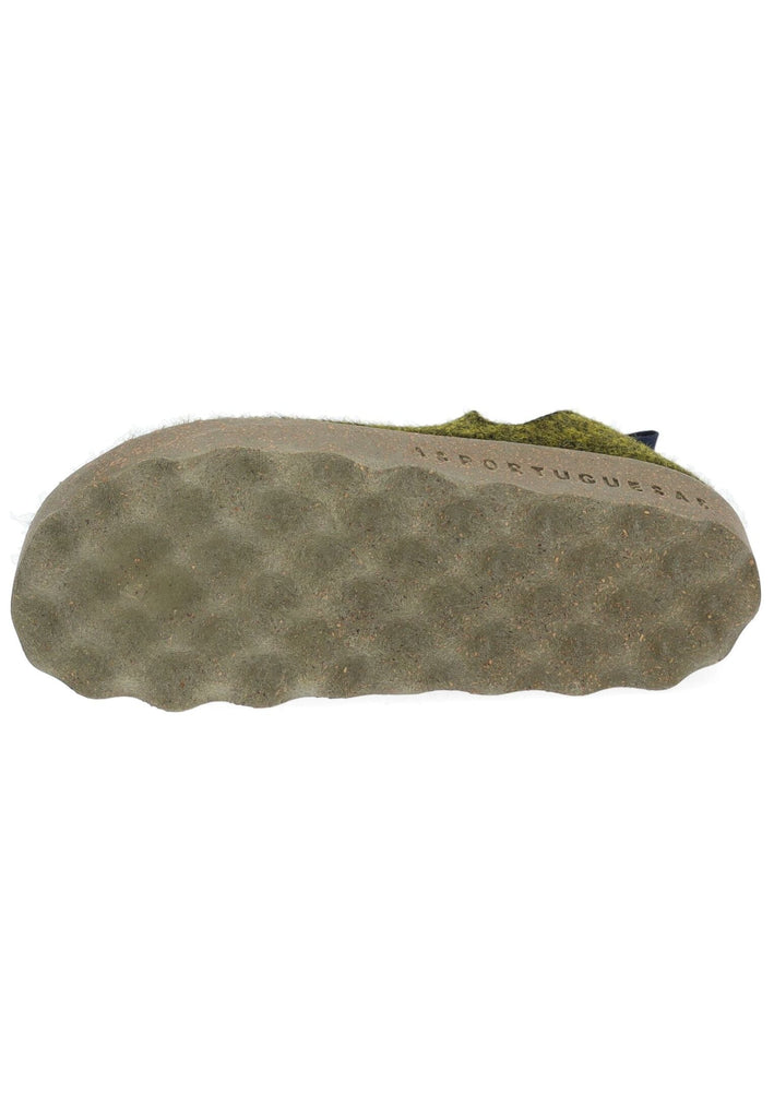ASPORTUGUESAS Hausschuhe Filz Dunkelgrün