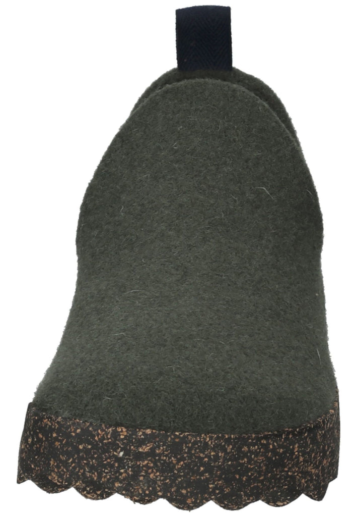ASPORTUGUESAS Hausschuhe Filz Dunkelgrün