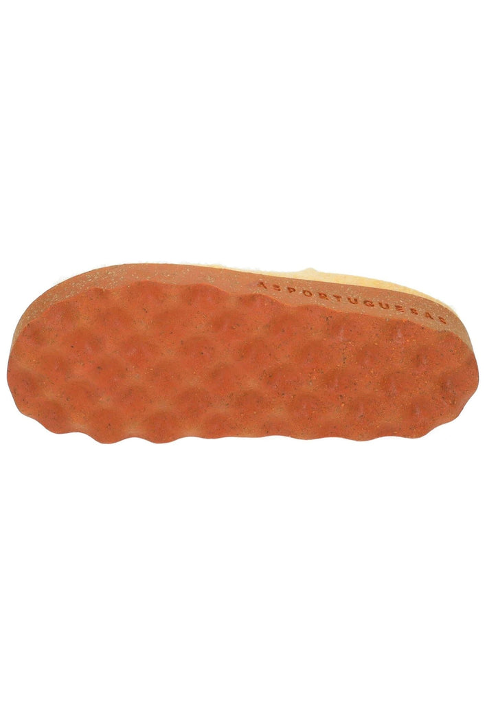 ASPORTUGUESAS Hausschuhe Filz Gelb