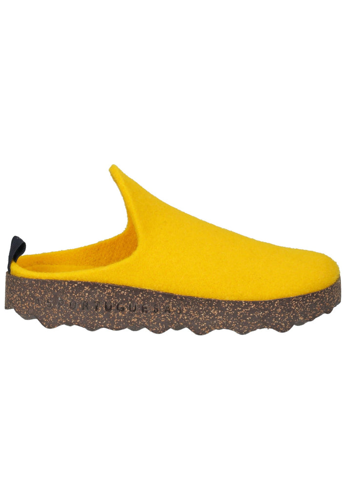 ASPORTUGUESAS Hausschuhe Filz Gelb