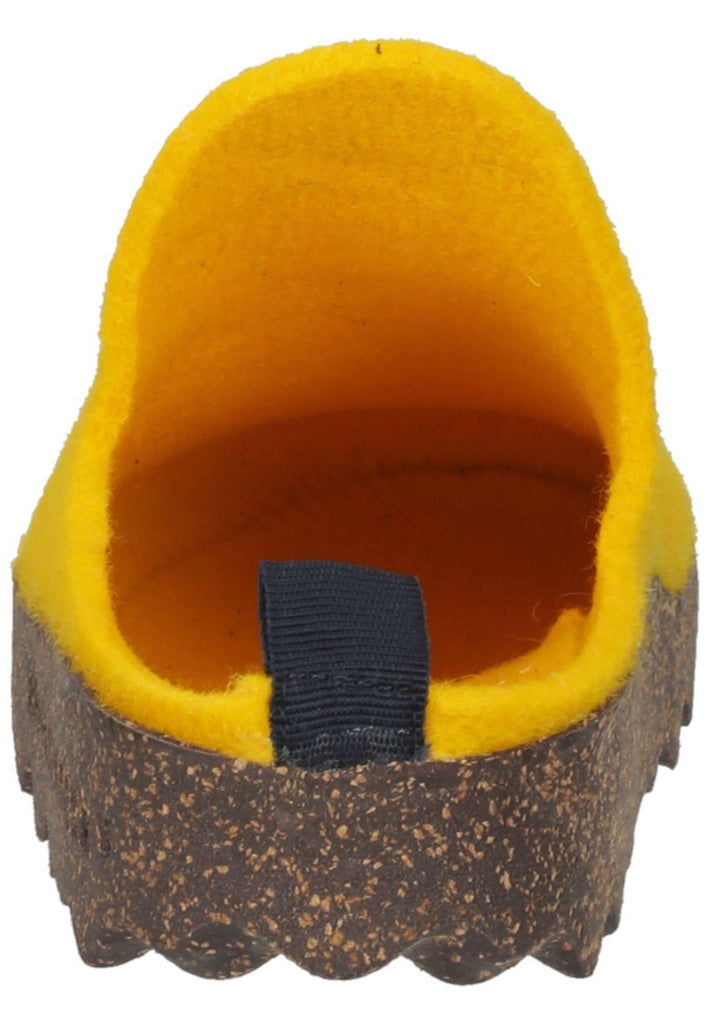 ASPORTUGUESAS Hausschuhe Filz Gelb