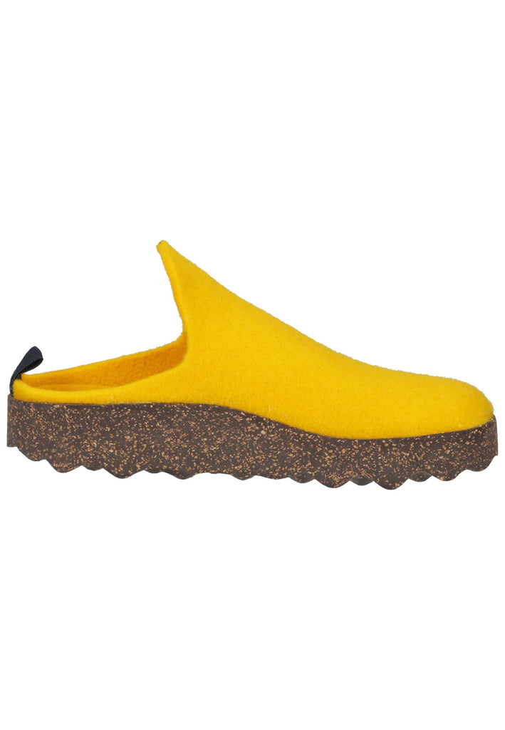 ASPORTUGUESAS Hausschuhe Filz Gelb