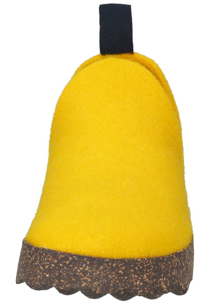 ASPORTUGUESAS Hausschuhe Filz Gelb