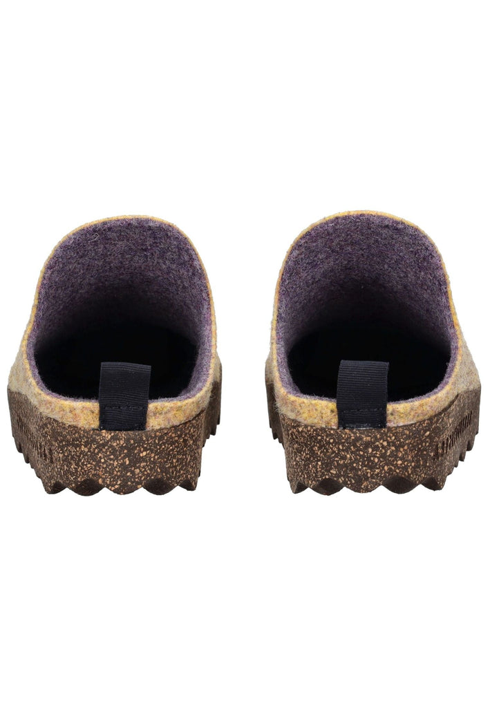 ASPORTUGUESAS Hausschuhe Filz Gelb