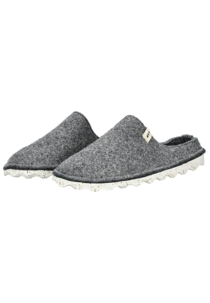 ASPORTUGUESAS Hausschuhe Filz Grau