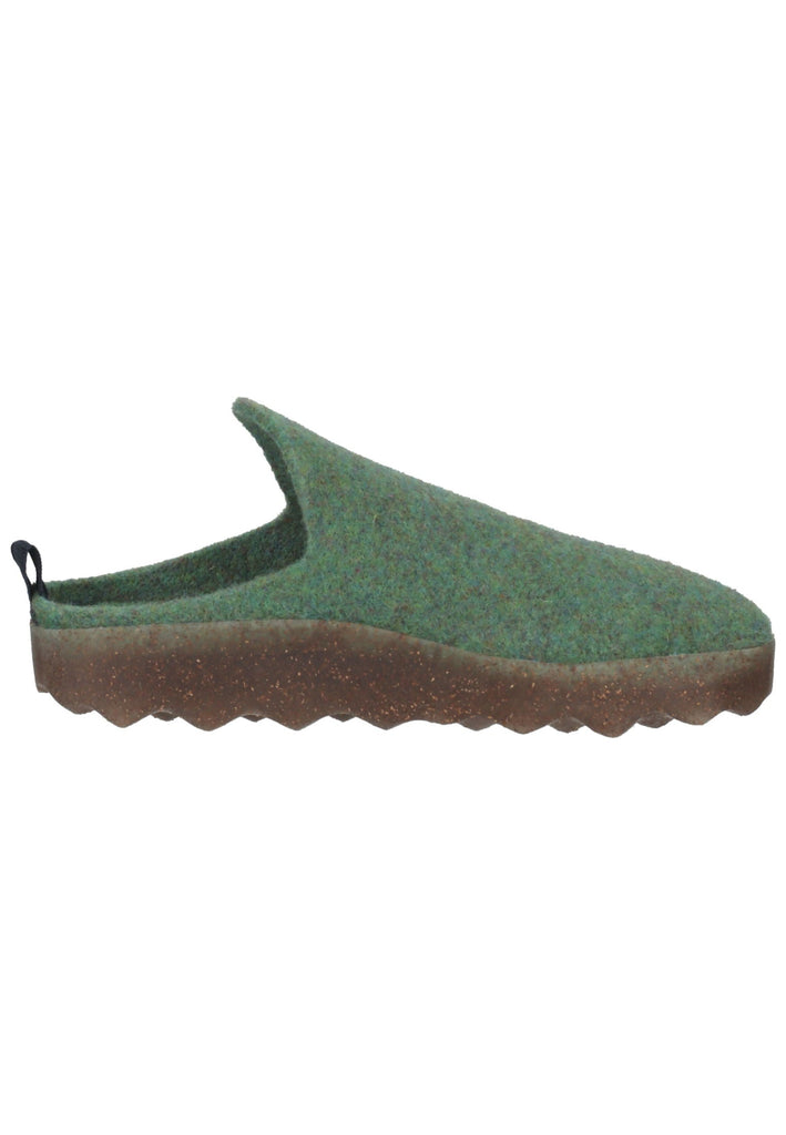 ASPORTUGUESAS Hausschuhe Filz Grün