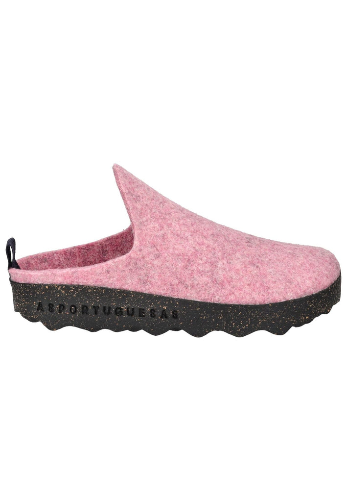 ASPORTUGUESAS Hausschuhe Filz Hellpink