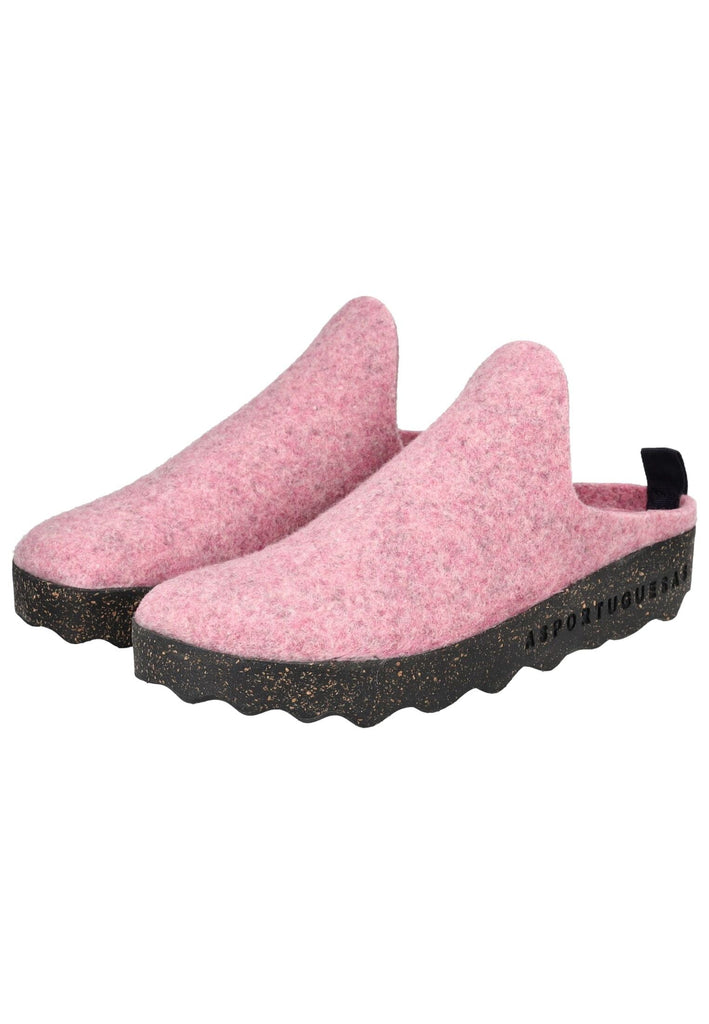 ASPORTUGUESAS Hausschuhe Filz Hellpink