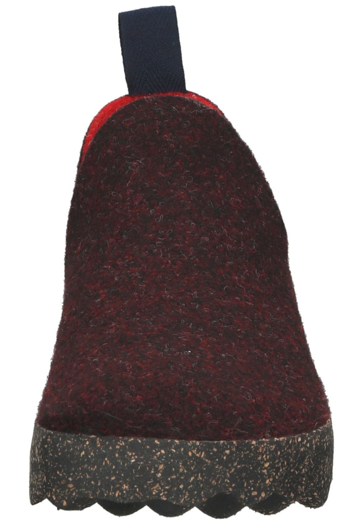 ASPORTUGUESAS Hausschuhe Filz Merlot
