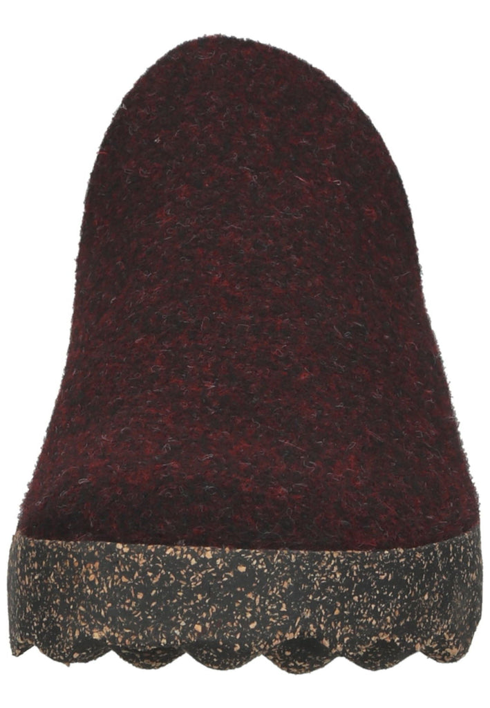 ASPORTUGUESAS Hausschuhe Filz Merlot