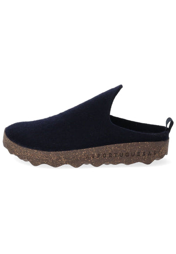 ASPORTUGUESAS Hausschuhe Filz Navy