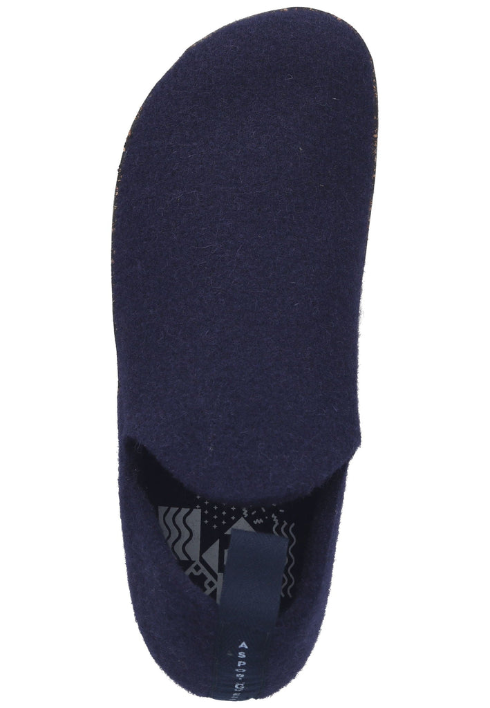 ASPORTUGUESAS Hausschuhe Filz Navy