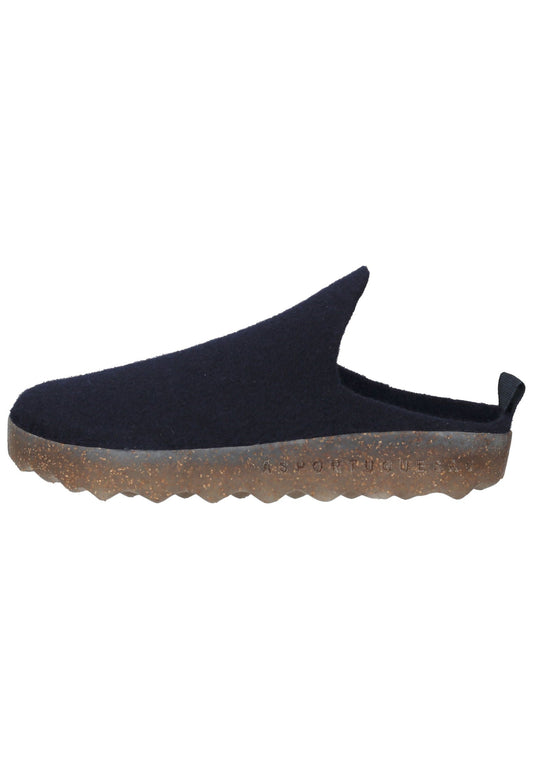 ASPORTUGUESAS Hausschuhe Filz Navy