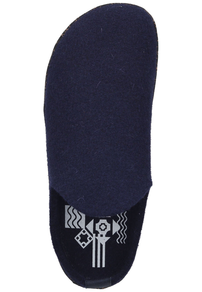 ASPORTUGUESAS Hausschuhe Filz Navy