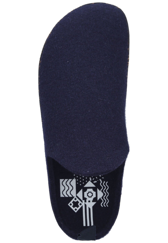ASPORTUGUESAS Hausschuhe Filz Navy