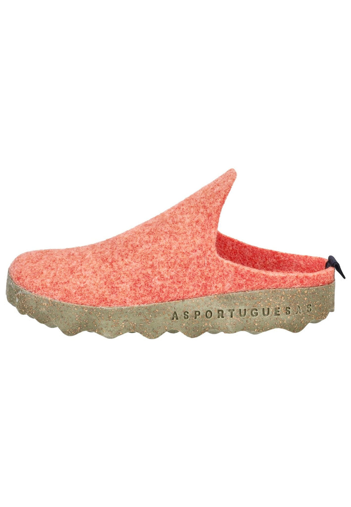 ASPORTUGUESAS Hausschuhe Filz Orange