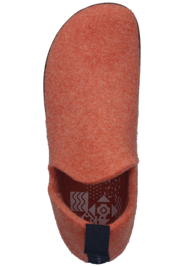 ASPORTUGUESAS Hausschuhe Filz Orange