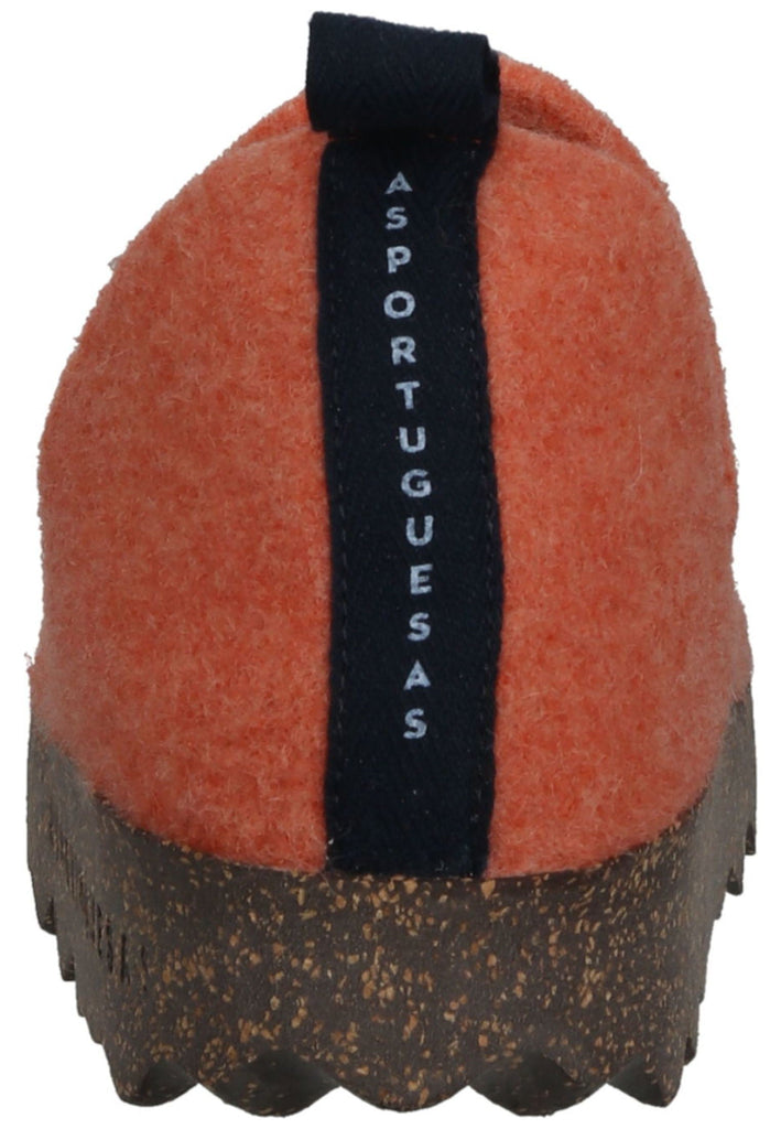 ASPORTUGUESAS Hausschuhe Filz Orange